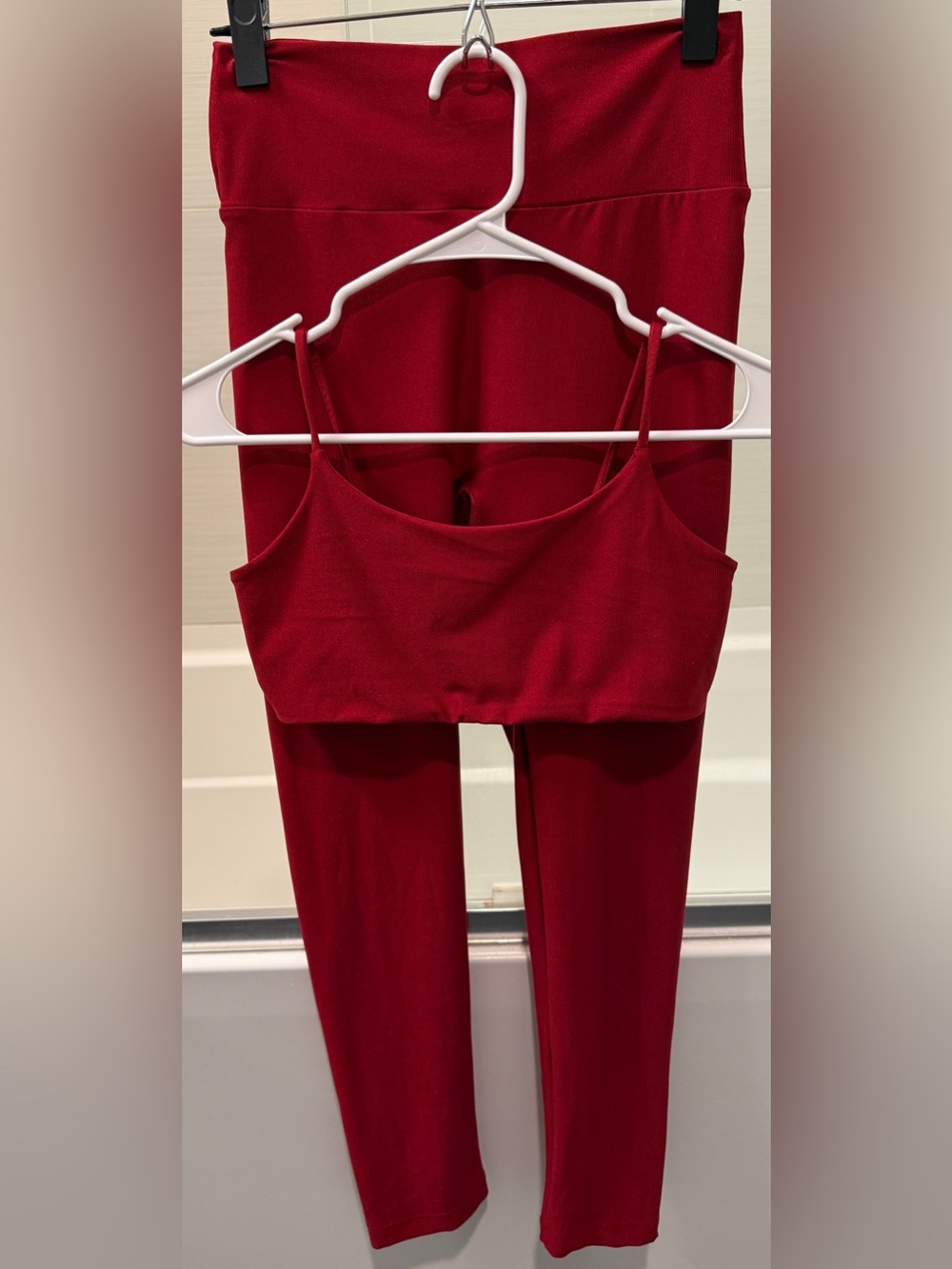 Booty by Brabants High-Shine Ruby Bralette & Leggings - Like New
